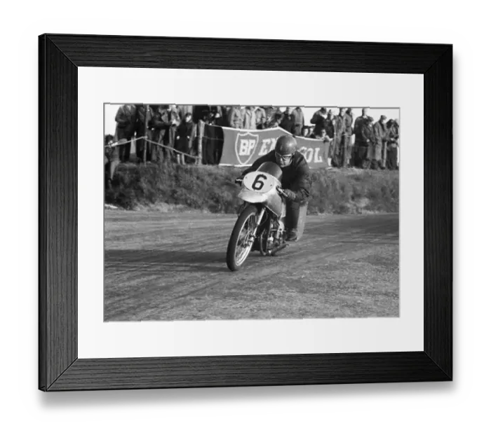Framed Print : Frank Burman (EMC Puch) 1954 Ultra Lightweight TT Framed Print : Frank Burman (EMC Puch) 1954 Ultra Lightweight TT