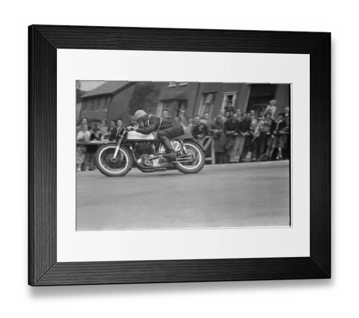 Framed Print : Syd Barnett (Norton) 1952 Senior TT Framed Print : Syd Barnett (Norton) 1952 Senior TT