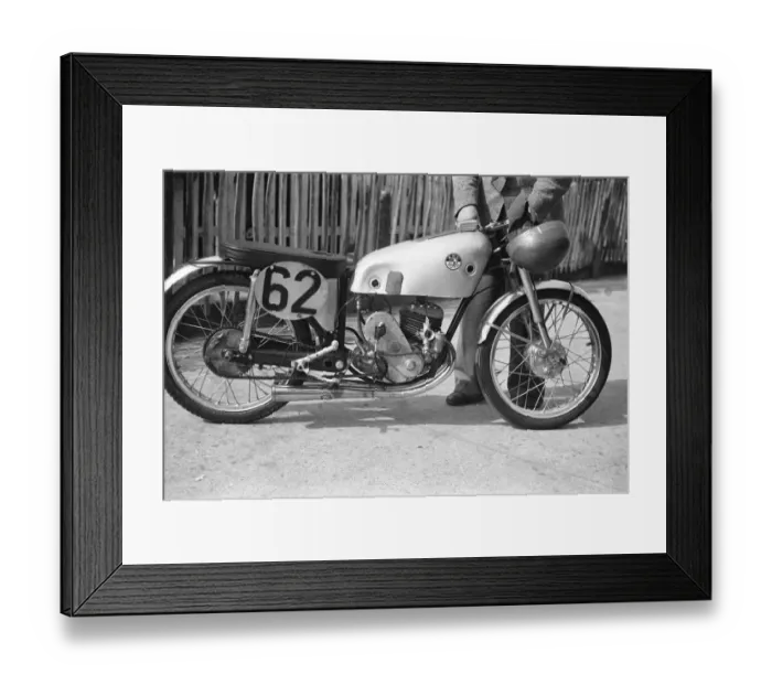 Framed Print : Frank Burman (EMC Puch) 1952 Ultra Lightweight TT Framed Print : Frank Burman (EMC Puch) 1952 Ultra Lightweight TT