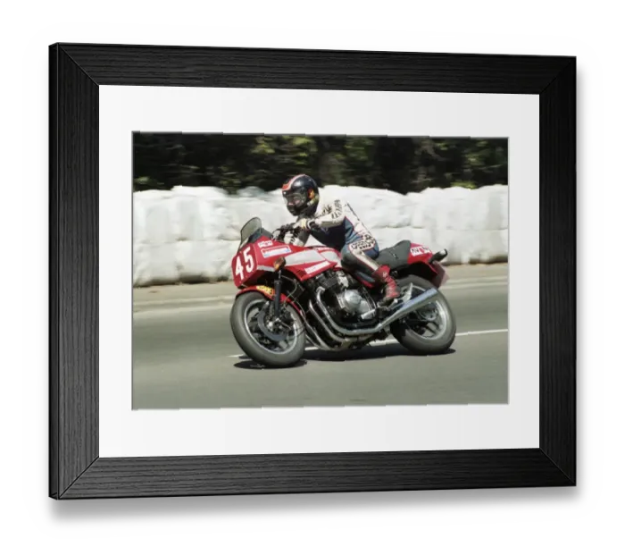 Framed Print : Andy Cooper (Suzuki) 1984 Production TT Framed Print : Andy Cooper (Suzuki) 1984 Production TT