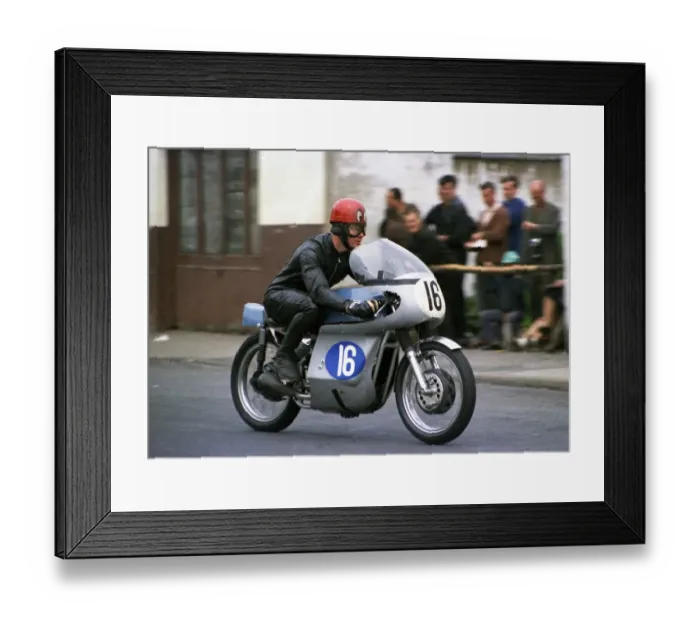 Framed Print : John Cooper (Seeley 7R) 1968 JUnior TT Framed Print : John Cooper (Seeley 7R) 1968 JUnior TT