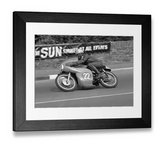 Framed Print : Kevin Cass (Bultaco) 1966 Ultra Lightweight TT Framed Print : Kevin Cass (Bultaco) 1966 Ultra Lightweight TT