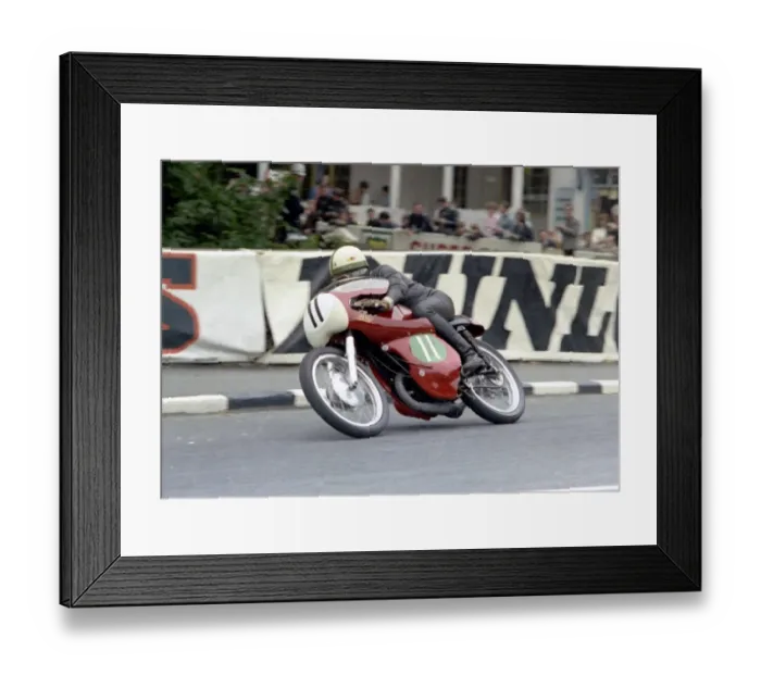 Framed Print : Derek Minter (Cotton) 1965 Lightweight TT Framed Print : Derek Minter (Cotton) 1965 Lightweight TT