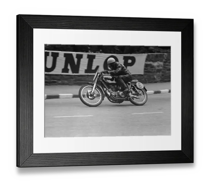 Framed Print : Frank Cope (AJS) 1952 Lightweight TT Framed Print : Frank Cope (AJS) 1952 Lightweight TT