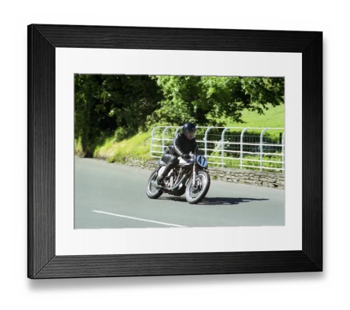 Framed Print : Bob K Dowty (Norton) 2002 Parade Lap Framed Print : Bob K Dowty (Norton) 2002 Parade Lap