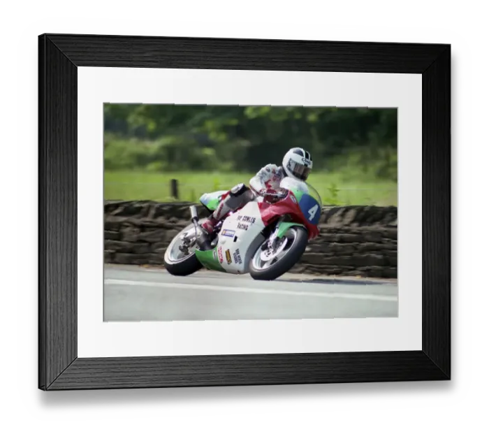 Framed Print : Michael Dunlop (Yamaha) 1992 Junior TT Framed Print : Michael Dunlop (Yamaha) 1992 Junior TT