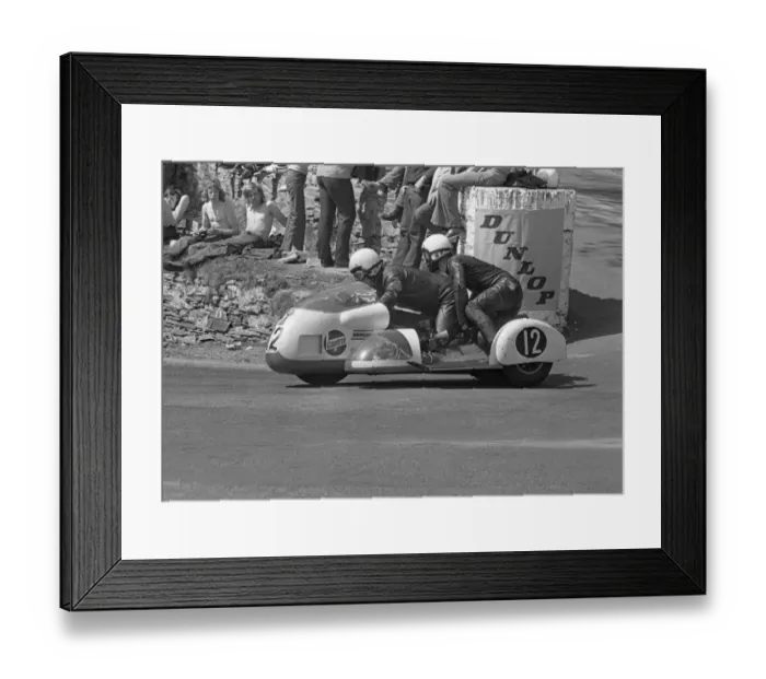 Framed Print : Roger Dutton & Tony Wright (BMW) 1973 500cc Sidecar TT Framed Print : Roger Dutton & Tony Wright (BMW) 1973 500cc Sidecar TT