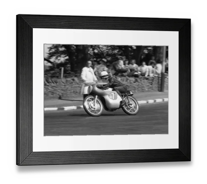 Framed Print : Ernst Degner (Suzuki) 1962 50cc TT Framed Print : Ernst Degner (Suzuki) 1962 50cc TT