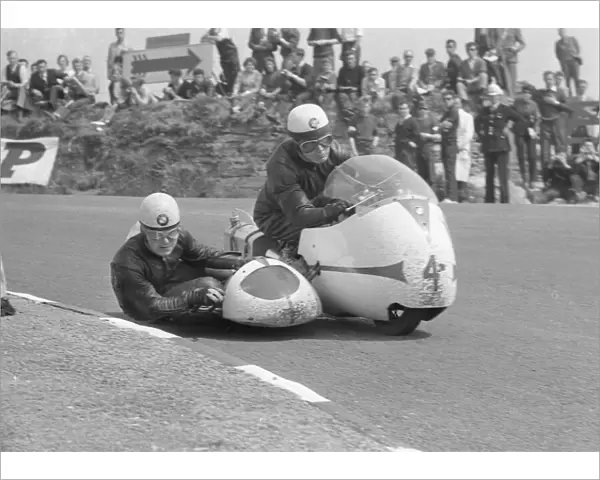 Max Deubel & Emil Hoerner (BMW) 1962 Sidecar TT