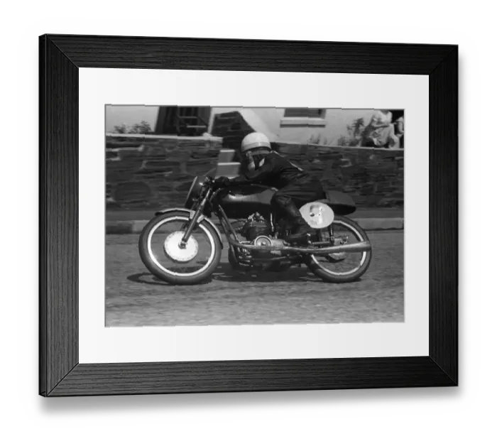 Framed Print : Gary Dickinson (MV) 1958 Ultra Lightweight TT Framed Print : Gary Dickinson (MV) 1958 Ultra Lightweight TT