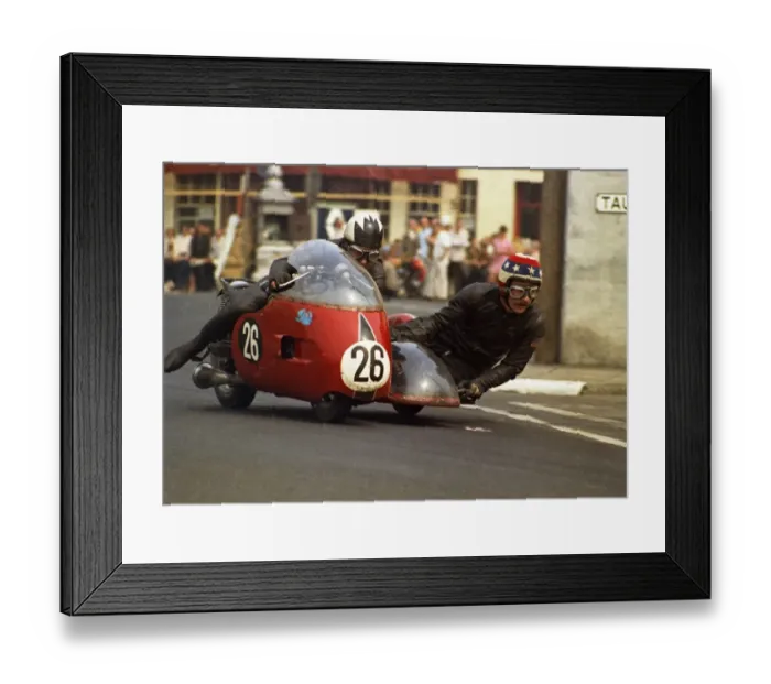 Framed Print : Charlie Freeman & Eddy Fletcher (Norton) 1970 500 Sidecar TT Framed Print : Charlie Freeman & Eddy Fletcher (Norton) 1970 500 Sidecar TT