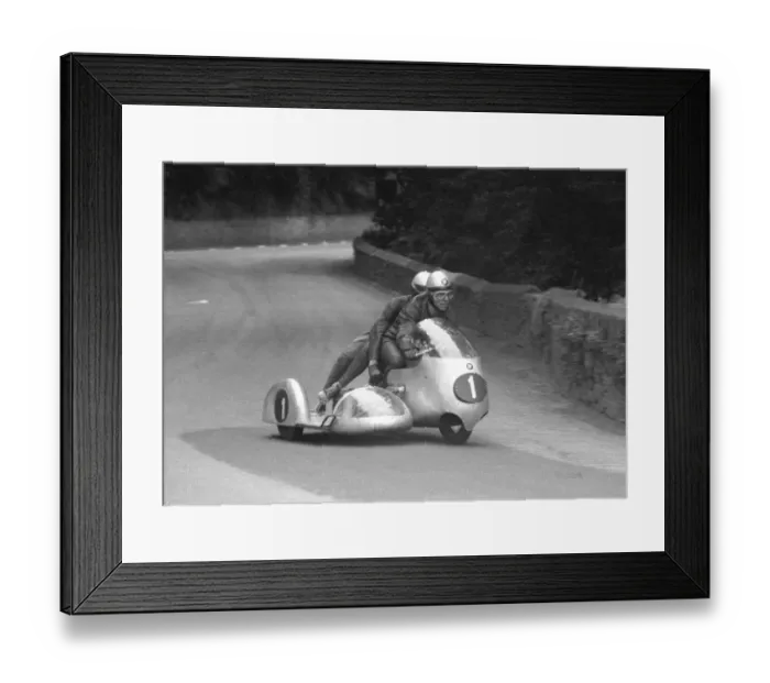 Framed Print : Helmut Fath & Alfred Wohlgemuth (BMW) 1960 Sidecar TT Framed Print : Helmut Fath & Alfred Wohlgemuth (BMW) 1960 Sidecar TT
