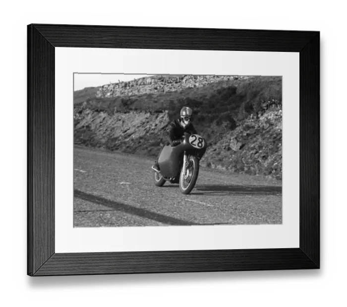 Framed Print : Ralph Fox (AJS) 1959 Junior TT Framed Print : Ralph Fox (AJS) 1959 Junior TT