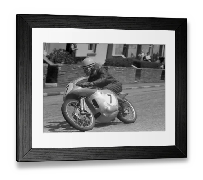 Framed Print : Horst Fugner (MZ) 1958 Ultra Lightweight TT Framed Print : Horst Fugner (MZ) 1958 Ultra Lightweight TT