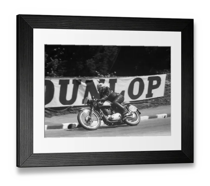 Framed Print : Des Fellows (BSA) 1956 Junior Clubman TT Framed Print : Des Fellows (BSA) 1956 Junior Clubman TT