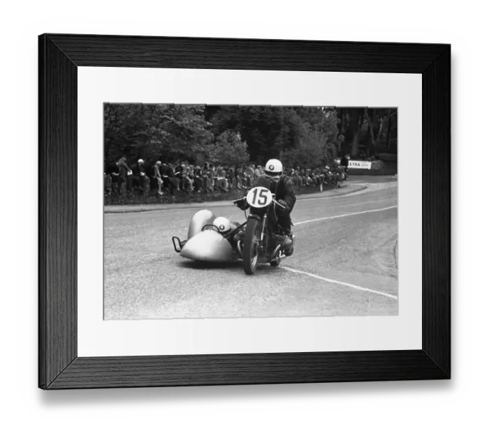 Framed Print : Willi Faust & Karl Remmert (BMW) 1955 Sidecar TT Framed Print : Willi Faust & Karl Remmert (BMW) 1955 Sidecar TT