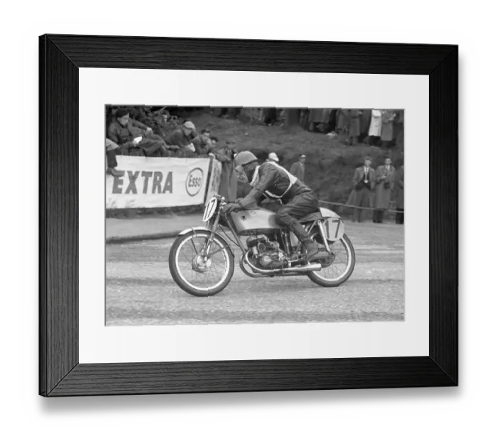 Framed Print : Bert Fruin (EMC Puch) 1955 Ultra Lightweight TT Framed Print : Bert Fruin (EMC Puch) 1955 Ultra Lightweight TT