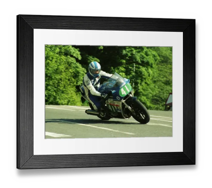 Framed Print : Eric Galbraith (Suzuki) 1987 Production B TT Framed Print : Eric Galbraith (Suzuki) 1987 Production B TT