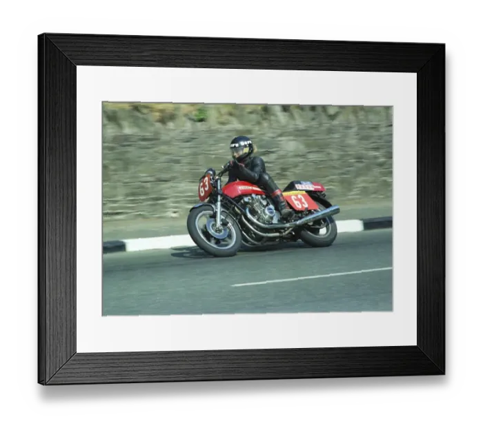 Framed Print : Harald Gasse (Suzuki) 1978 Formula 1 TT
