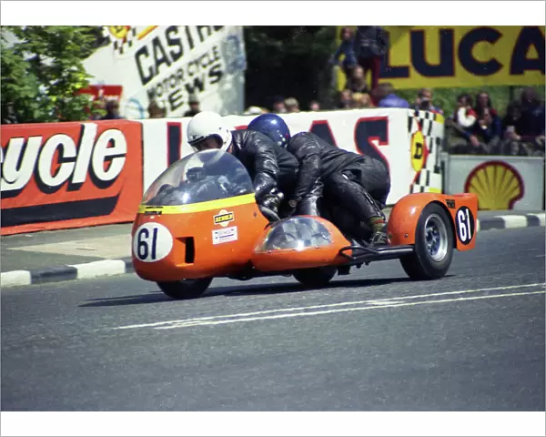 Alan Gillender & G Simpson (BSA) 1974 500cc Sidecar TT