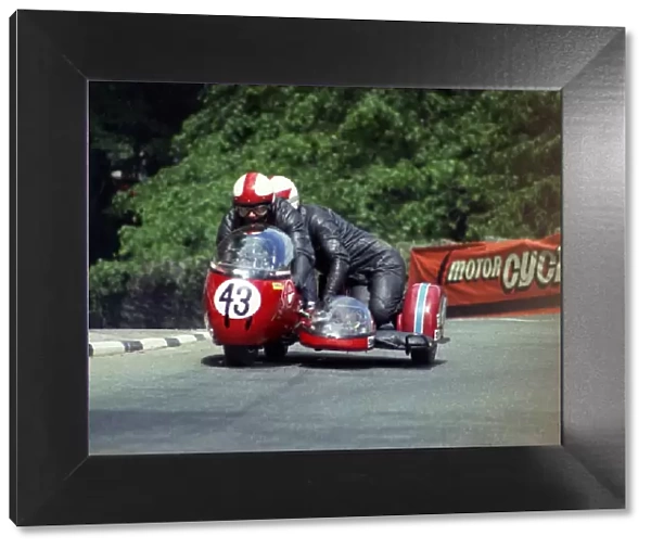 Trevor Greening & Roger Parker (BSA) 1974 Sidecar 500cc TT