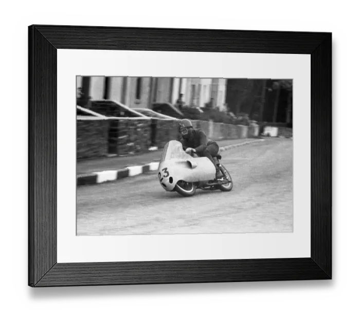 Framed Print : Johnny Grace (Montesa) 1956 Ultra Lightweight TT Framed Print : Johnny Grace (Montesa) 1956 Ultra Lightweight TT