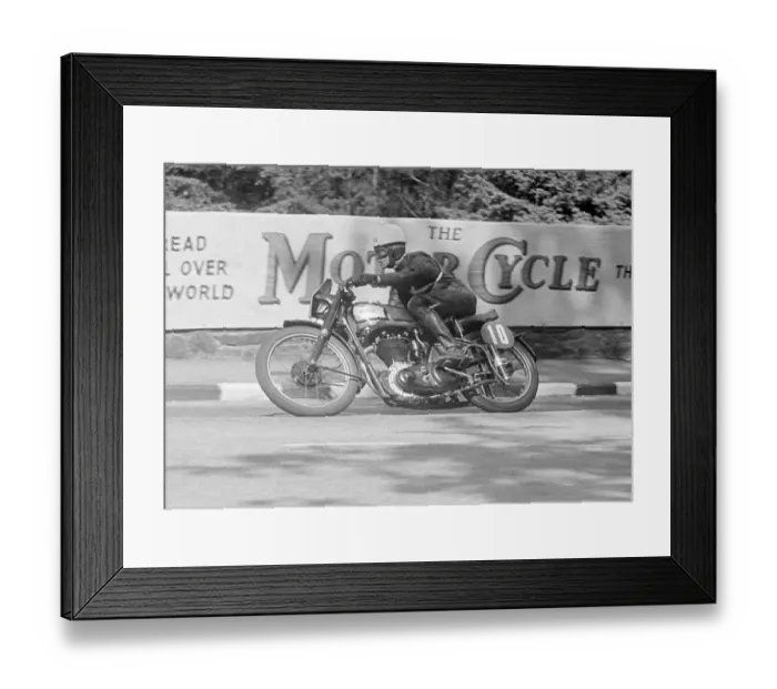 Framed Print : D A Gadd (Norton) 1951 Senior Clubman TT Framed Print : D A Gadd (Norton) 1951 Senior Clubman TT