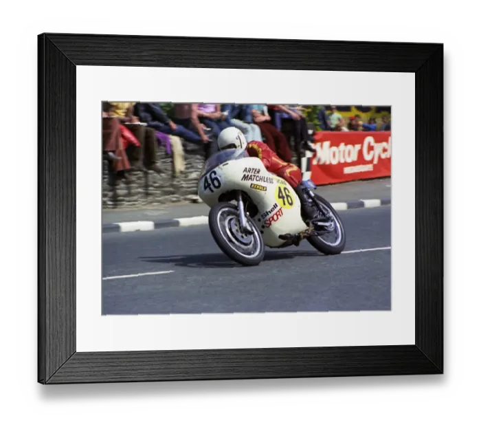 Framed Print : Dave Hughes (Arter Matchless) 1973 Senior TT Framed Print : Dave Hughes (Arter Matchless) 1973 Senior TT