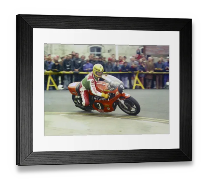 Framed Print : Neil Tuxworth (Honda) 1977 Formula Two TT Framed Print : Neil Tuxworth (Honda) 1977 Formula Two TT