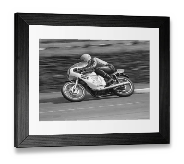 Framed Print : George Hardwick (Benelli) 1976 Production TT Framed Print : George Hardwick (Benelli) 1976 Production TT