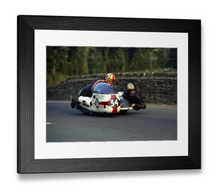 Framed Print : Colin Hornby & Mike Griffiths (BMW) 1971 500 Sidecar TT Framed Print : Colin Hornby & Mike Griffiths (BMW) 1971 500 Sidecar TT