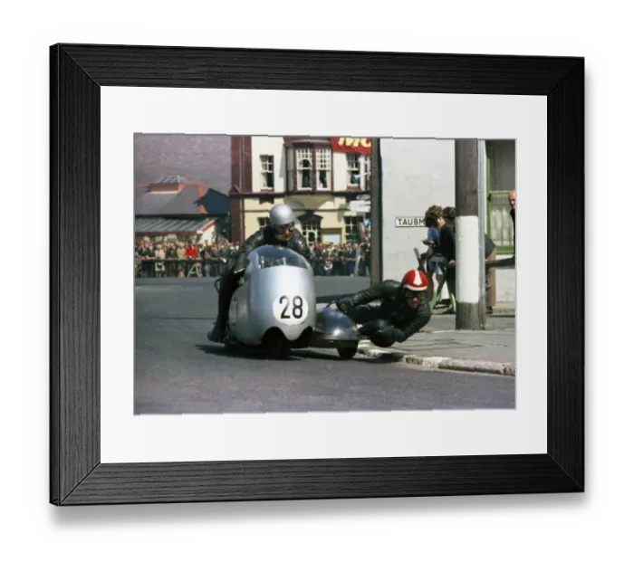 Framed Print : Russ Hackman & Roy Gauge (Triumph) 1967 Sidecar TT Framed Print : Russ Hackman & Roy Gauge (Triumph) 1967 Sidecar TT