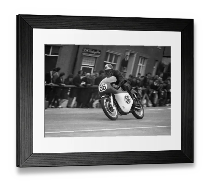 Framed Print : Alan Hunter (Kirby Matchless) 1964 Senior TT Framed Print : Alan Hunter (Kirby Matchless) 1964 Senior TT