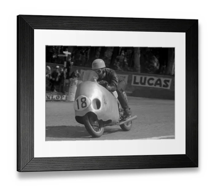 Framed Print : John Horne (NSU) 1957 Lightweight TT Framed Print : John Horne (NSU) 1957 Lightweight TT