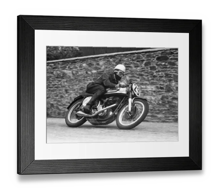Framed Print : John Hartle (Norton) 1955 Senior TT Framed Print : John Hartle (Norton) 1955 Senior TT