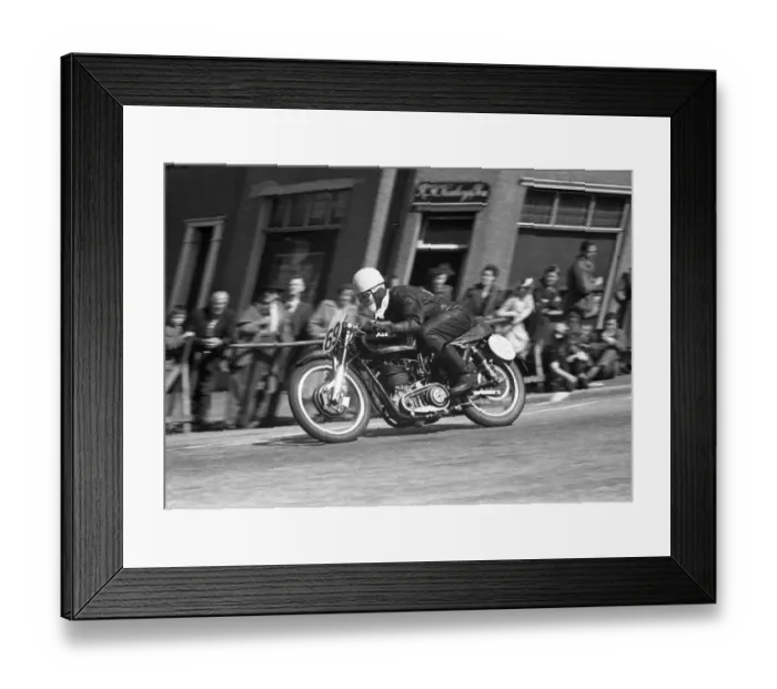 Framed Print : Ted Havens (AJS) 1954 Junior TT Framed Print : Ted Havens (AJS) 1954 Junior TT