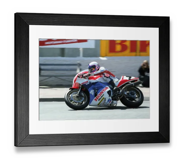 Framed Print : Nick Jefferies (Honda) 1991 Formula One TT Framed Print : Nick Jefferies (Honda) 1991 Formula One TT