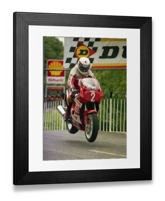 Framed Print : Geoff Johnson (Yamaha) 1988 Production A TT Framed Print : Geoff Johnson (Yamaha) 1988 Production A TT