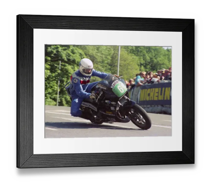 Framed Print : Nick Jefferies (Honda) 1987 Production B TT Framed Print : Nick Jefferies (Honda) 1987 Production B TT