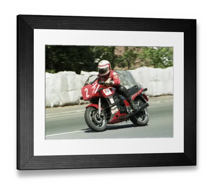 Framed Print : Geoff Johnson (Kawasaki) 1984 Production A TT Framed Print : Geoff Johnson (Kawasaki) 1984 Production A TT