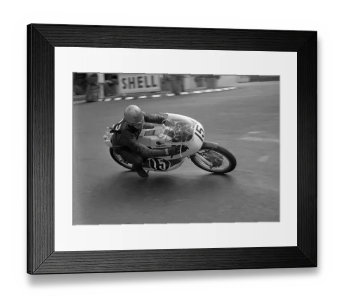 Framed Print : Bill Ivy (Yamaha) 1966 Ultra Lightweight TT Framed Print : Bill Ivy (Yamaha) 1966 Ultra Lightweight TT