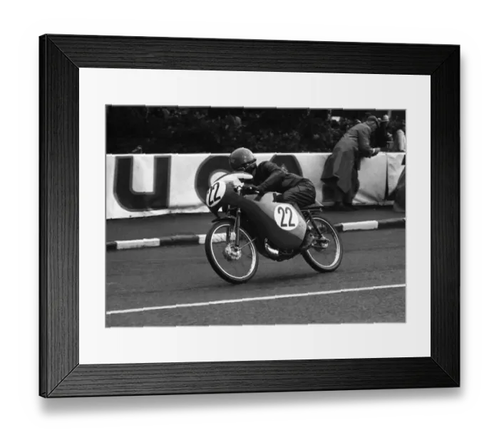 Framed Print : Don Juler (Itom) 1965 50cc TT Framed Print : Don Juler (Itom) 1965 50cc TT