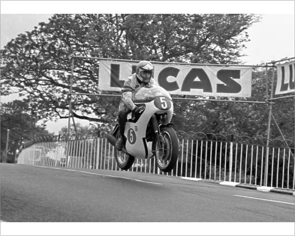Tony Jefferies on Slippery Sam (Triumph) 1973 Production TT