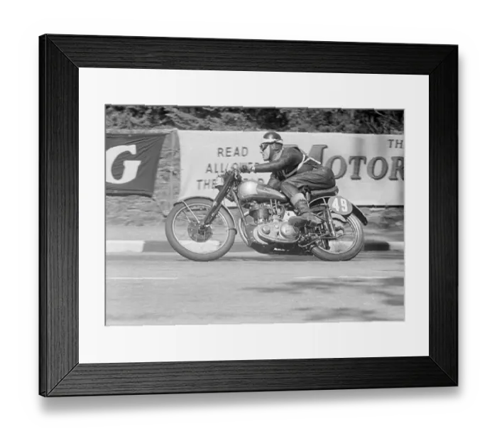 Framed Print : R L Jackson (BSA) 1951 Senior Clubman TT Framed Print : R L Jackson (BSA) 1951 Senior Clubman TT