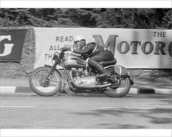 Derek James (Triumph) 1951 Senior Clubman TT