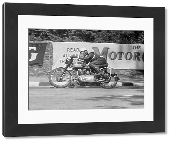 Derek James (Triumph) 1951 Senior Clubman TT