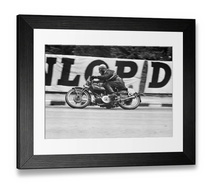 Framed Print : Arnold Jones (Guzzi) 1950 Lightweight TT Framed Print : Arnold Jones (Guzzi) 1950 Lightweight TT