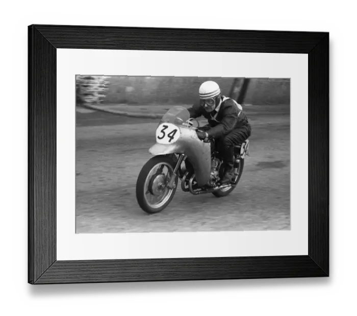 Framed Print : Arnold Jones (LMA special) 1957 Lightweight TT Framed Print : Arnold Jones (LMA special) 1957 Lightweight TT