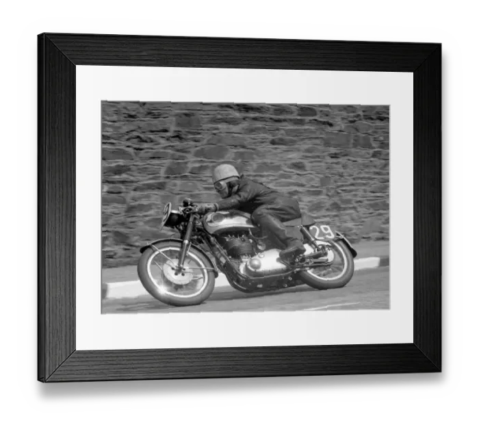 Framed Print : Ron Jerrard (BSA) 1956 Senior Clubman TT Framed Print : Ron Jerrard (BSA) 1956 Senior Clubman TT