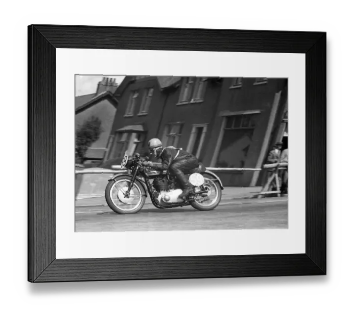 Framed Print : Ken W James (BSA) 1956 Junior Clubman TT Framed Print : Ken W James (BSA) 1956 Junior Clubman TT